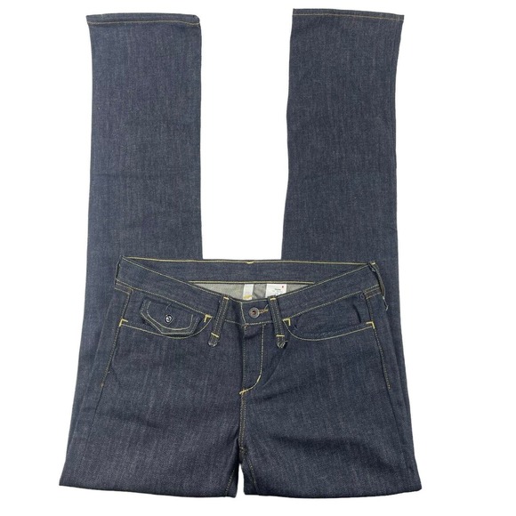 ROGAN Dark Wash Denim Mens Cotton Blend Jeans Size 30X34 USA - Picture 1 of 5